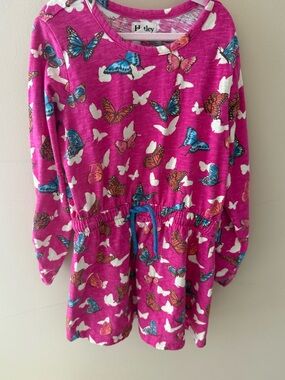 Hartley Pop Out Butterflies Cinched Waist Dress girls size 8